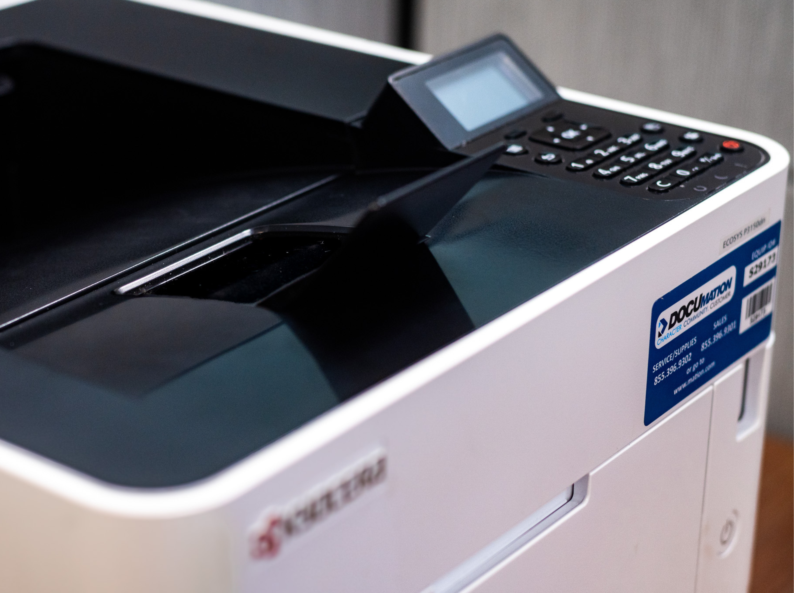 Cloup of a Kyocera printer.